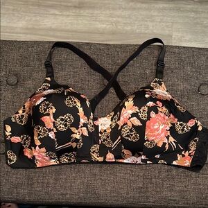 Floral, leopard skulls Print Women's Bra